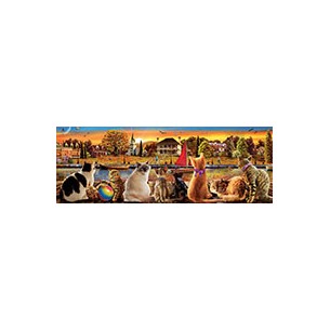 PUZZLE 1000 pcs Panorama - CAIS DE GATOS  - EDUCA 2