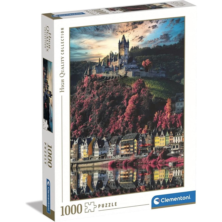 PUZZLE 1000 HQ Cochem Castle - CLEMENTONI