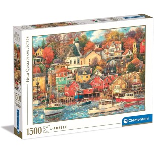 PUZZLE 1500 HQ Good Times Harbor - CLEMENTONI