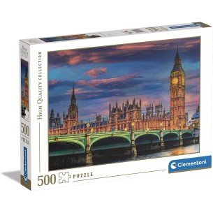 PUZZLE 500 HQ Parlamento de Londres - CLEMENTONI