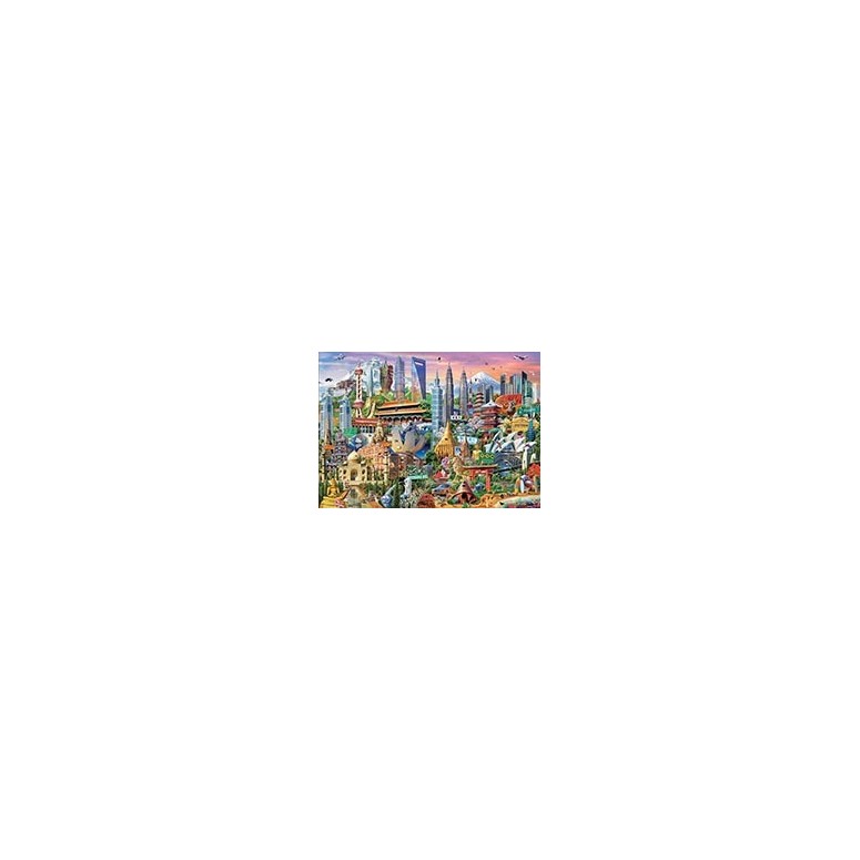 Educa borras 42000 Pieces Around The World Puzzle Multicolor