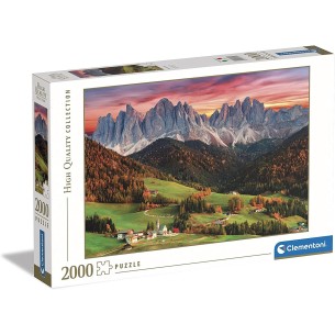 PUZZLE 2000 HQ Val di Funes - CLEMENTONI