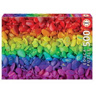 PUZZLE 500 pcs Pedras Coloridas - EDUCA