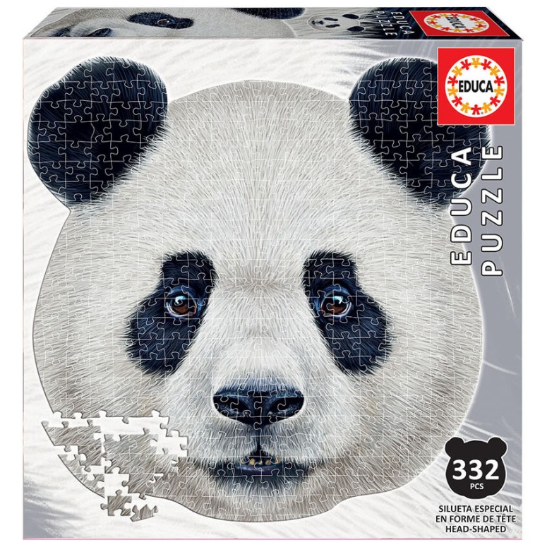 PUZZLE Silhueta 353 pcs PANDA - EDUCA