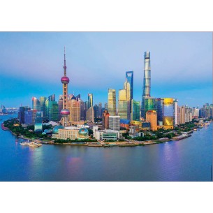 PUZZLE 1000 pcs - Shanghai Skyline - EDUCA