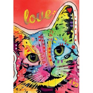 PUZZLE 1000 pcs Tilt Cat Love - EDUCA