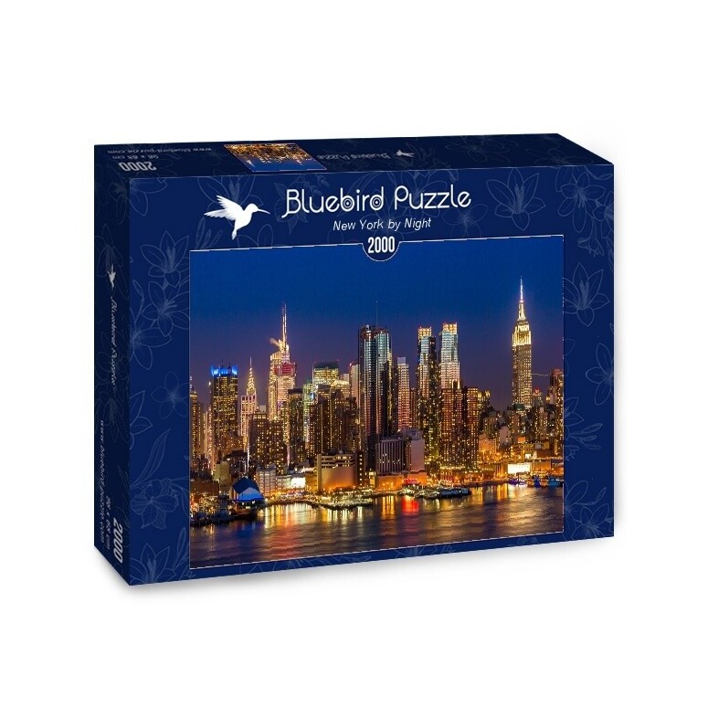 PUZZLE 2000 pcs - New York by Night  - BLUEBIRD