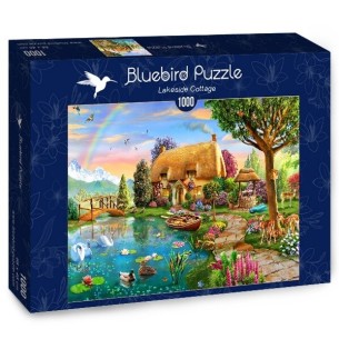 PUZZLE 1000 pcs - Lakeside Cottage - BLUEBIRD