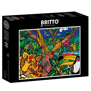 PUZZLE 1000 pcs - Amazónia, Romero Britto - BLUEBIRD