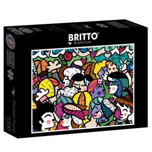 PUZZLE 1500 pcs - Looking into the Future, Romero Britto - BLUEBIRD