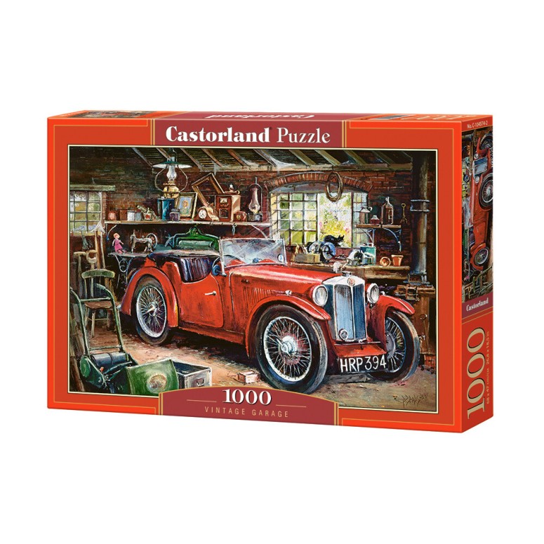 PUZZLE 1000 pcs - Vintage Garage - CASTORLAND