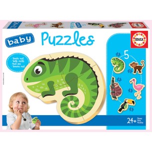 BABY PUZZLES Animais Tropicais - EDUCA