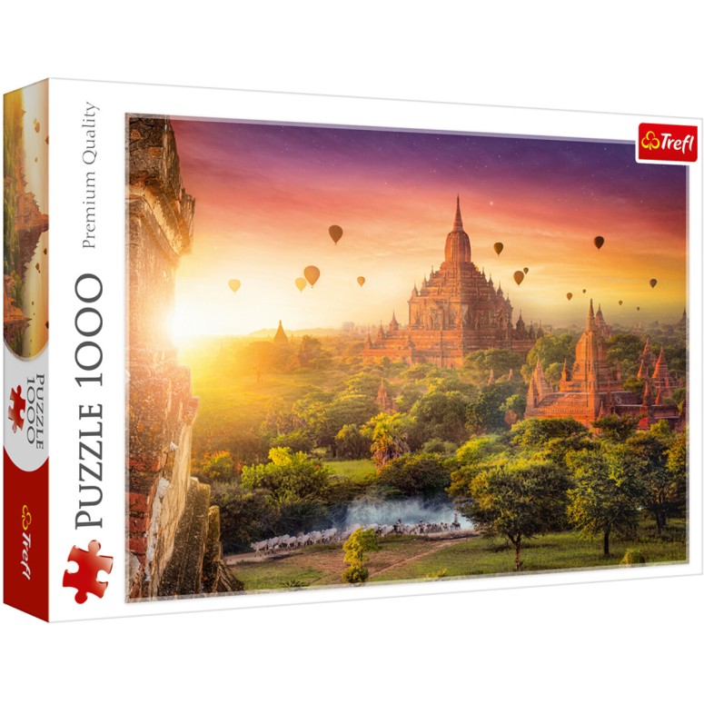 PUZZLE 1000 pcs - Templos em Bagan - TREFL