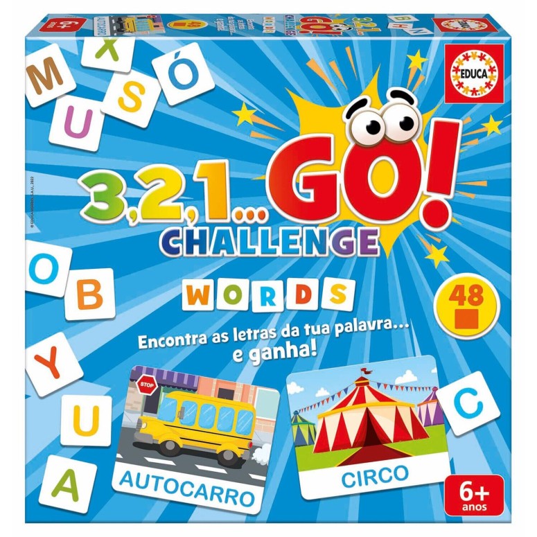 Puzzle 3,2,1 Go Challenge WORDS