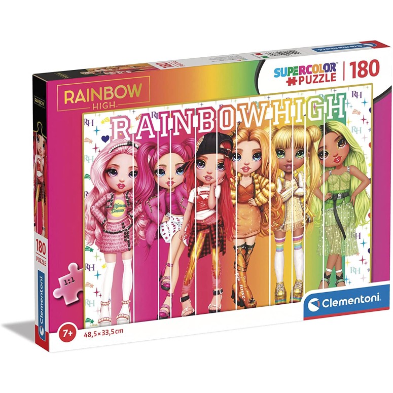 Puzzle Super 180 pcs  Rainbowhigh- CLEMENTONI