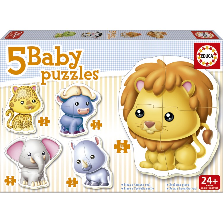 BABY PUZZLES Animais da Selva- EDUCA