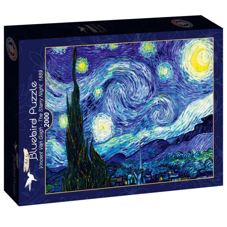 PUZZLE 2000 pcs - Noite Estrelada Van Gogh - BLUEBIRD