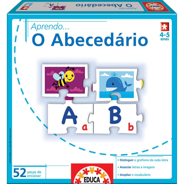 PUZZLE - Aprendendo o Abecedário - EDUCA