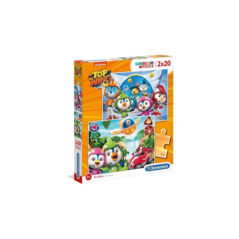 PUZZLE Top Wing 2x20 pcs - CLEMENTONI