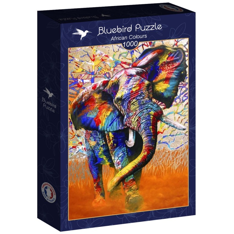 PUZZLE 1000 pcs - Cores de África - BLUEBIRD