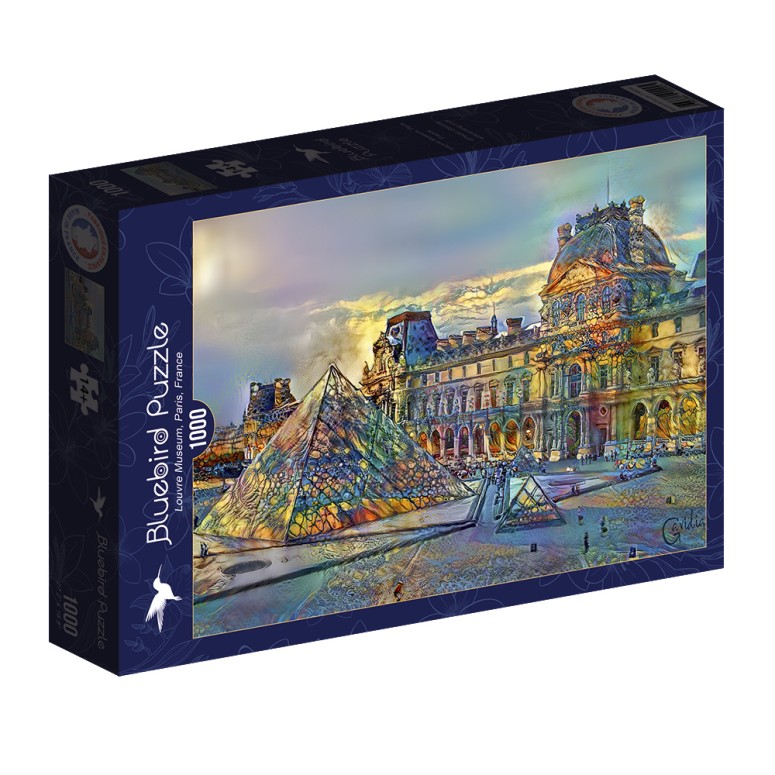 PUZZLE 1000 pcs -Museu do Louvre - Paris-France-BLUEBIRD
