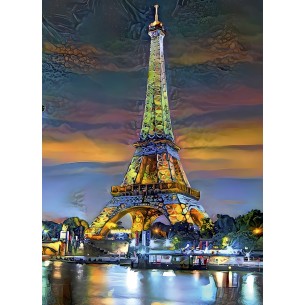 PUZZLE 1000 pcs -Eiffel... 2
