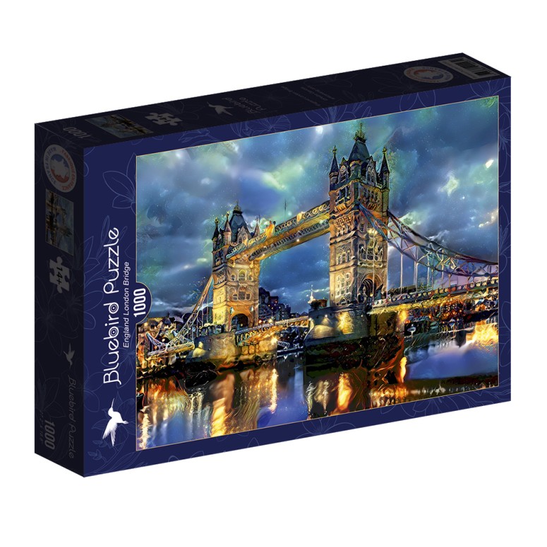 PUZZLE 1000 pcs -Tower Bridge, Engand London Bridge - BLUEBIRD
