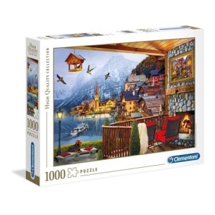 PUZZLE 1000 HQ Hallstatt - CLEMENTONI