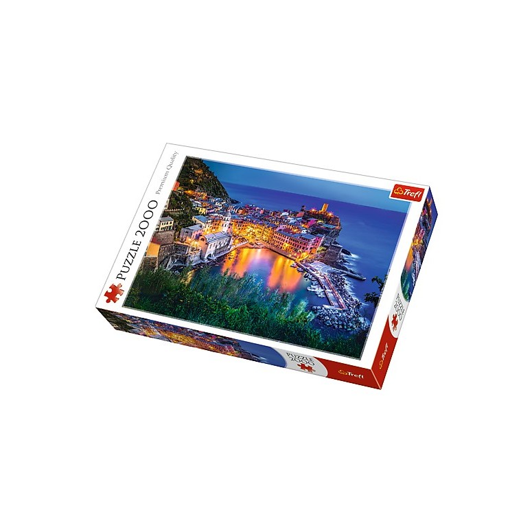 PUZZLE 2000 pcs - Vernazza at Dusk - TREFL