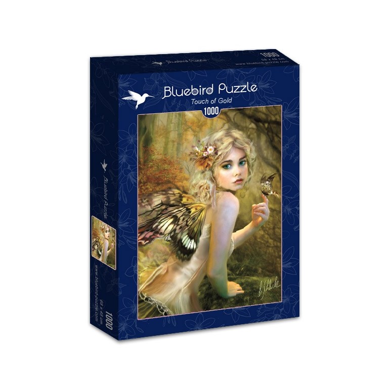 PUZZLE 1000 pcs - Touch of Gold - BLUEBIRD