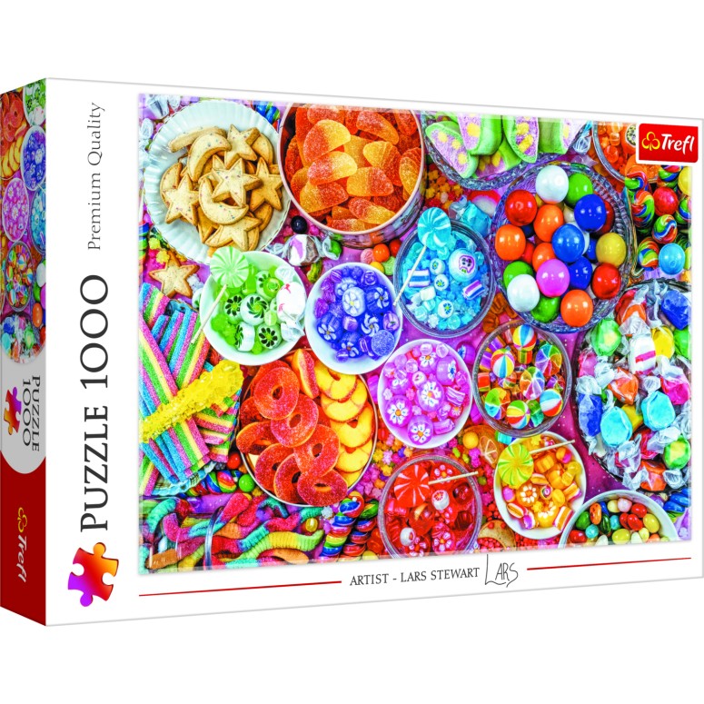 PUZZLE 1000 pcs - Delicious Sweets - TREFL