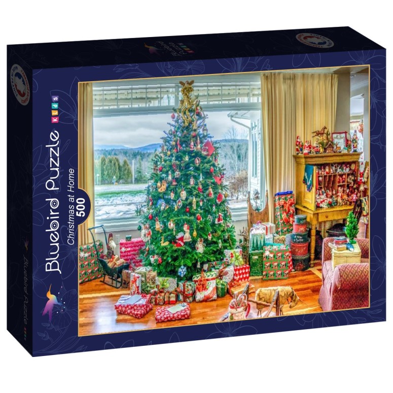 PUZZLE 500 pcs - Christmas at Home - BLUEBIRD