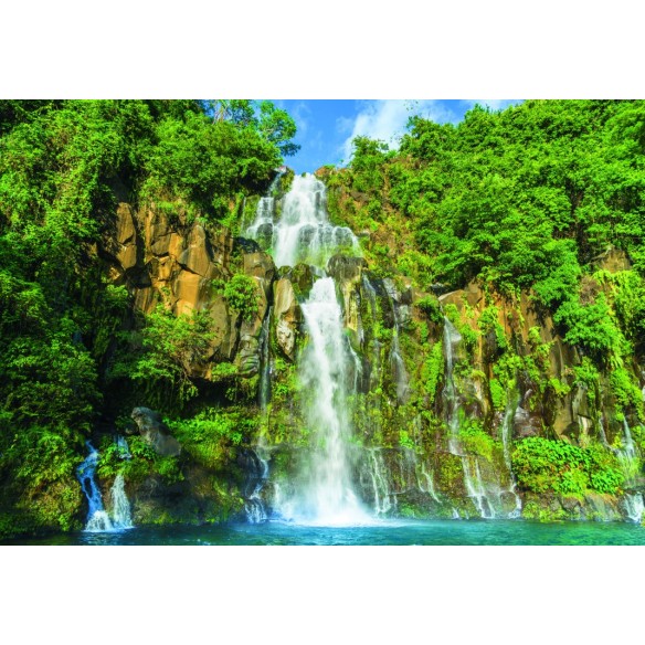 PUZZLE 1000 pcs - Cascades des Aigrettes et du Cormoron - BLUEBIRD