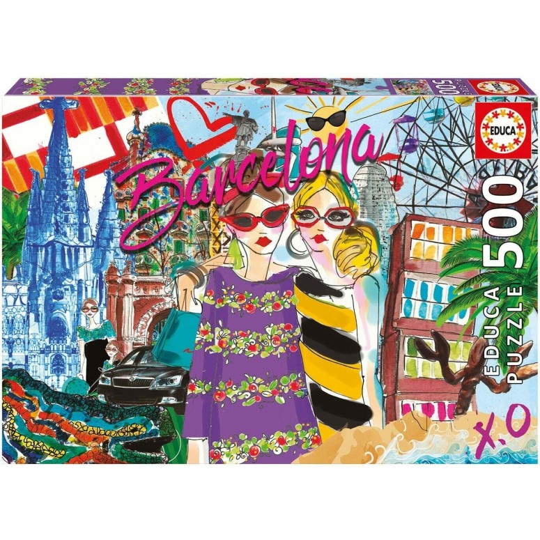 PUZZLE 500 pcs Take me to Barcelona - EDUCA