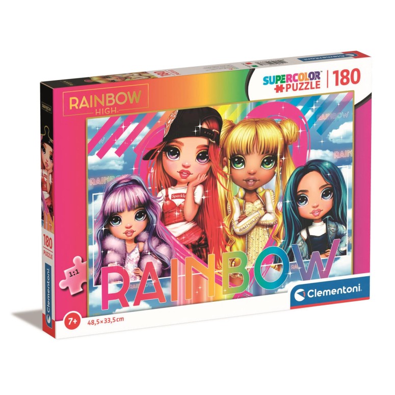Puzzle Super 180 pcs  Rainbow High- CLEMENTONI
