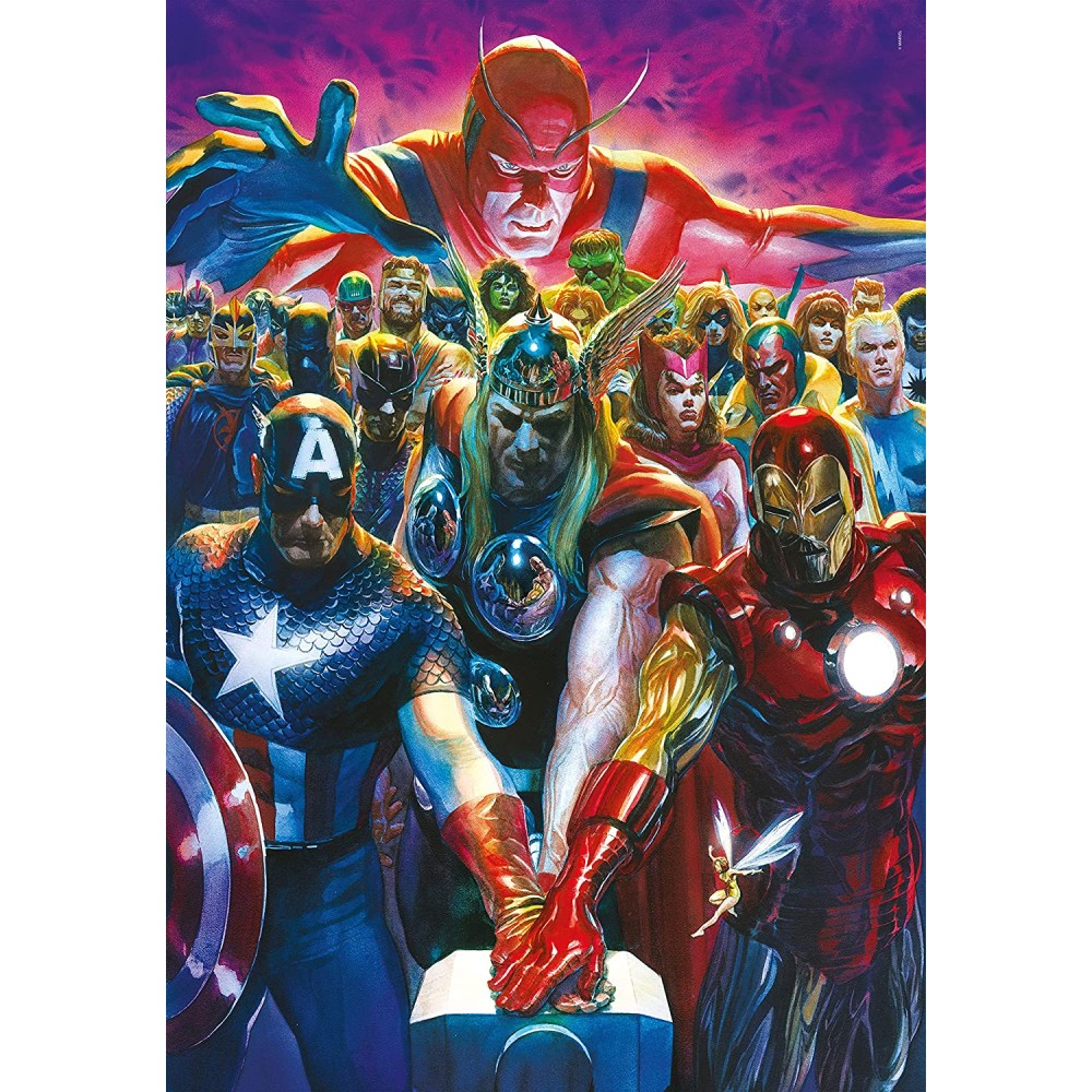 PUZZLE MARVEL AVENGERS 1000 PIECE CLEMENTONI HQ