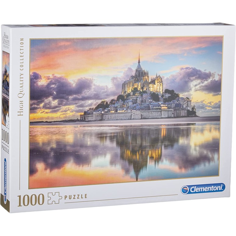 PUZZLE 1000 HQ Mont Saint -Michel - CLEMENTONI