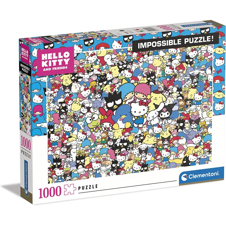 PUZZLE 1000 HQ Impossible Hello Kitty - CLEMENTONI