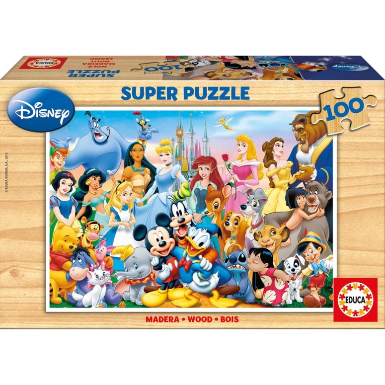 PUZZLE 100 pcs Madeira - Wonderful World of Disney - EDUCA