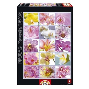 PUZZLE 1500 pcs - Colagem de Flores - EDUCA