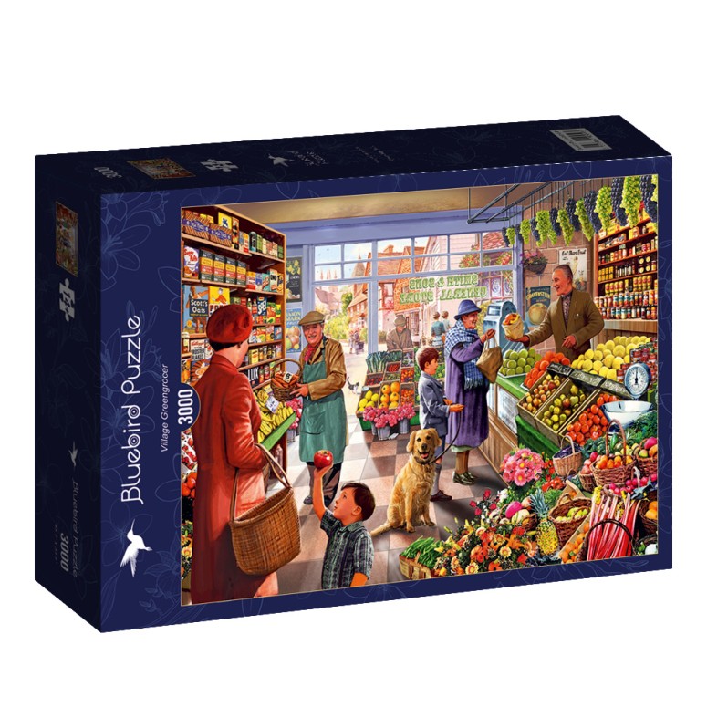 PUZZLE 3000 pcs - Village Greengrocer - BLUEBIRD