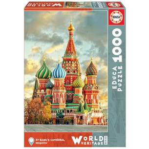 PUZZLE 1000 pcs Catedral São Basílio - EDUCA