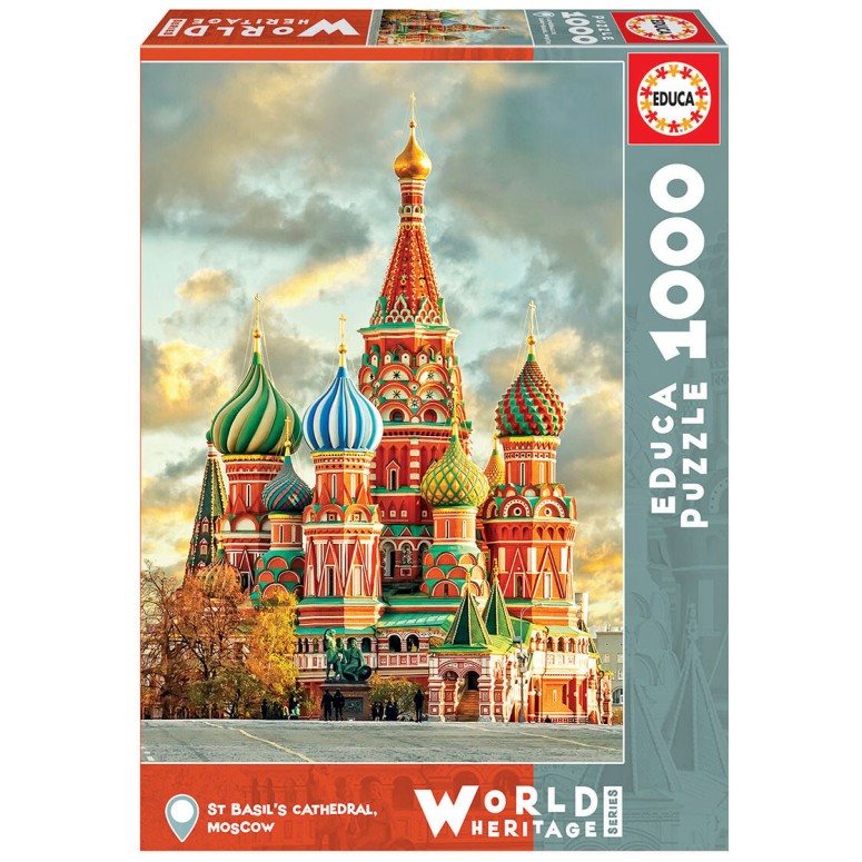 PUZZLE 1000 pcs Catedral São Basílio - EDUCA