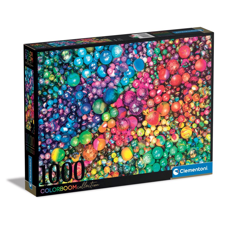 PUZZLE 1000 Colorboom Marbles - CLEMENTONI