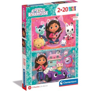 PUZZLE 2x20 pcs Gabby´s...