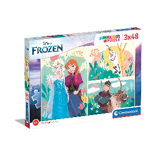 PUZZLE Frozen- 3x48 pcs -...