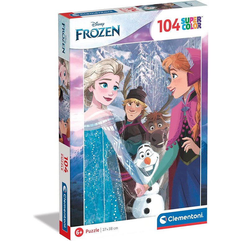 PUZZLE Super 104pcs Frozen - CLEMENTONI
