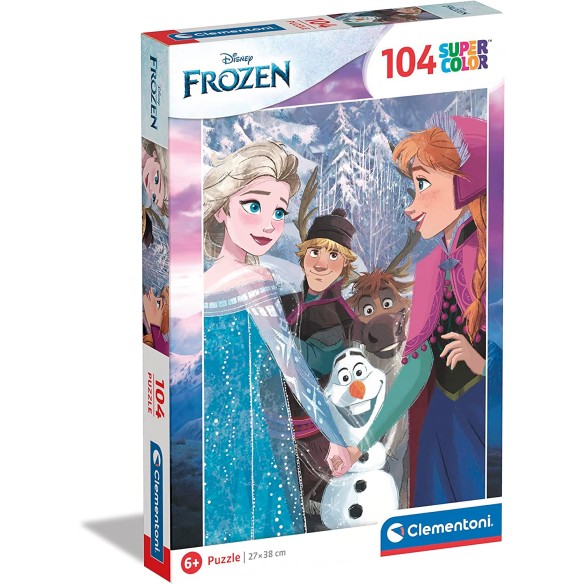 PUZZLE Super 104pcs Frozen - CLEMENTONI