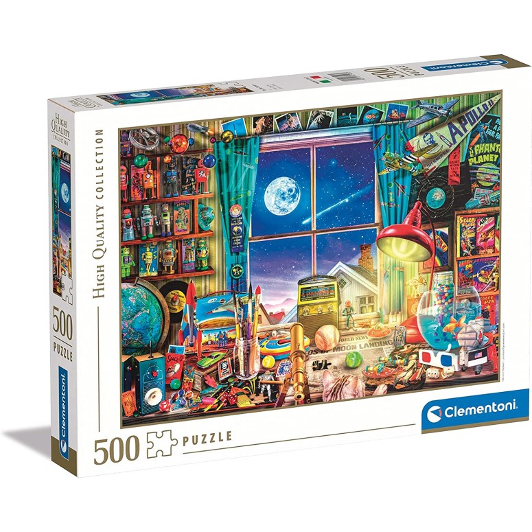 PUZZLE 500 HQ To the Moon - CLEMENTONI