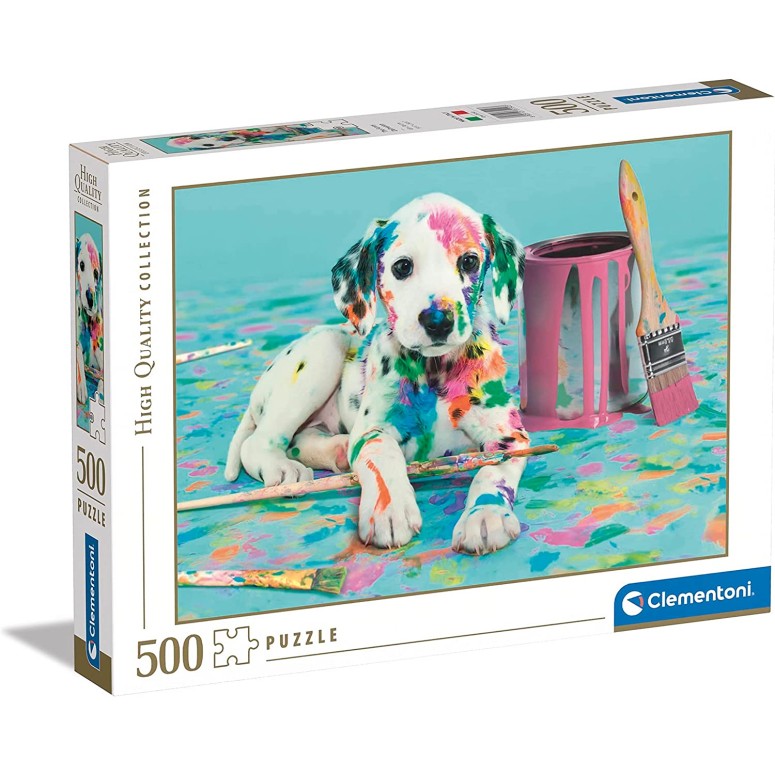 PUZZLE 500 HQ The Funny Dalmatian - CLEMENTONI